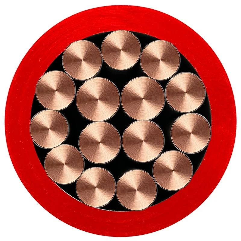Low Voltage H05V2-R PVC Insulated Flexible Wire factory