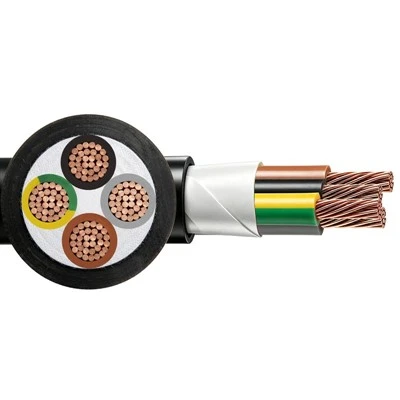 Low-voltage halogen-free multi-core power cable