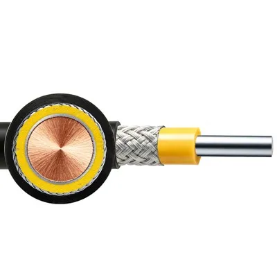 Solid PTFE Insulated Semi-Flexible Coaxial RF Cable
